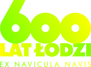 logo 600 lat Łodzi
