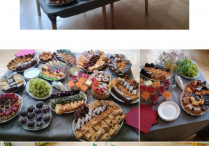 Poczęstunek przygotowany dla gości