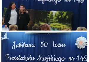 Była i obecna Pani Dyrektor Przedszkola Miejskiego nr 149