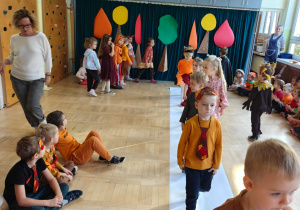 Dzieci prezentują stroje