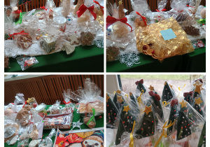 Rzeczy przygotowane przez rodziców na kiermasz