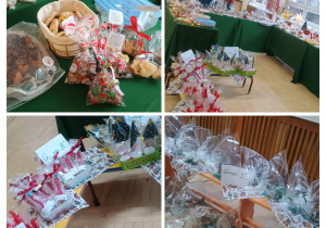 Rzeczy przygotowane przez rodziców na kiermasz