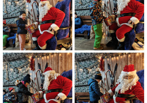 Dzieci z grupy IV ze Św. Mikołajem