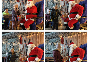 Dzieci z grupy IV ze Św. Mikołajem