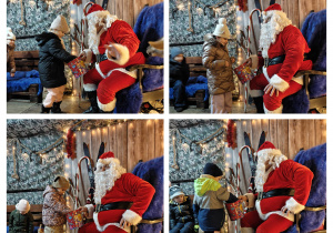 Dzieci z grupy IV ze Św. Mikołajem