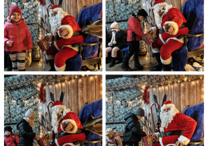 Dzieci z grupy IV ze Św. Mikołajem