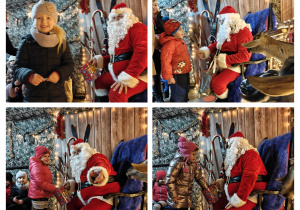 Dzieci z grupy IV ze Św. Mikołajem