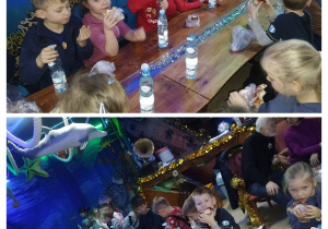 Dzieci jedzą drugie śniadanie