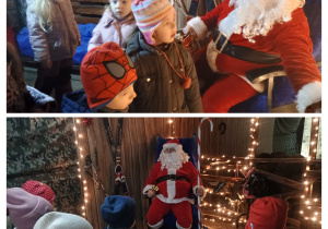 Dzieci z grupy III ze Św. Mikołajem