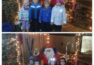 Dzieci z grupy III ze Św. Mikołajem