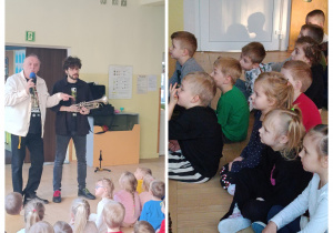 Dzieci poznają budowę instrumentów dętych