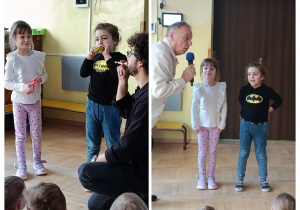 Dzieci grają na ustnikach