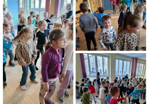 Dzieci podczas zabaw muzycznych