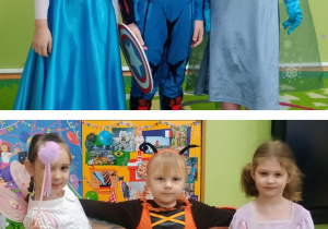 Dzieci pozują do zdjęcia