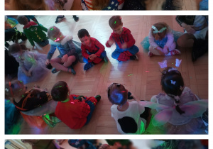 Dzieci uczestniczą w konkursie