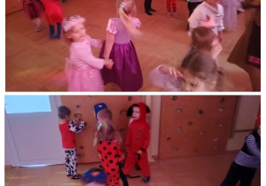 Dzieci bawią się przy muzyce