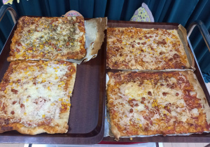 Pizze wykonane przez dzieci