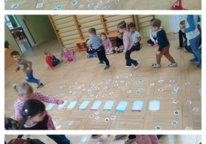 Dzieci biorą udziałw konkursie