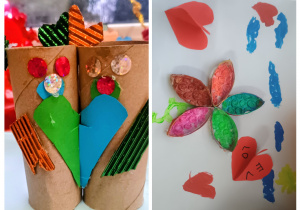 Prace wykonane przez dzieci i rodziców