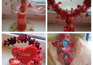 Prace przyniesione przez dzieci na konkurs