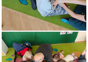 Dzieci uczą się udzielać pierwszej pomocy