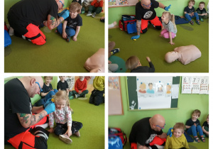 Dzieci badane sprzętem zabawkowym