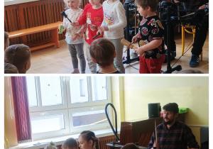 Dzieci grają na instrumentach