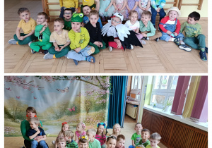 Grupa I i grupa III pozuje do zdjęcia
