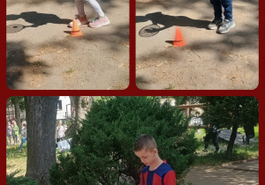 Dzieci z grupy III podczas konkrencji