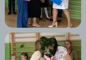 Rodzice dziękują Pani Dyrektor