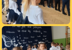 Dzieci tańczą Poloneza