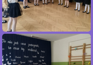 Dzieci śpiewają piosenkę